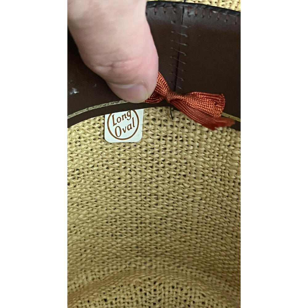 Vintage 1979  Resistol Stagecoach Straw Cowboy Hat 7 1/4 - Picture 8 of 10